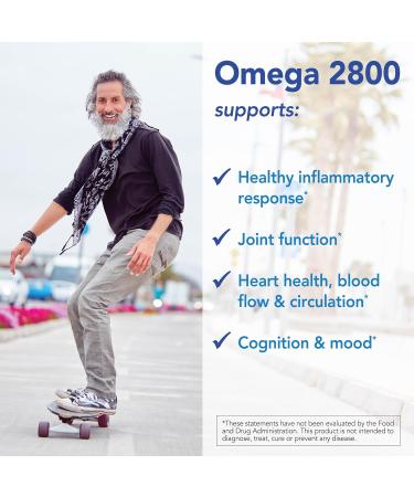 Patient One Omega 2800 Liquid | Supplement to Support Heart Cognitive and Joint Health* | High-Potency Omega-3 Fish Oil | Lemon Flavor | 5 fl oz - Buy Online on GoSupps.com