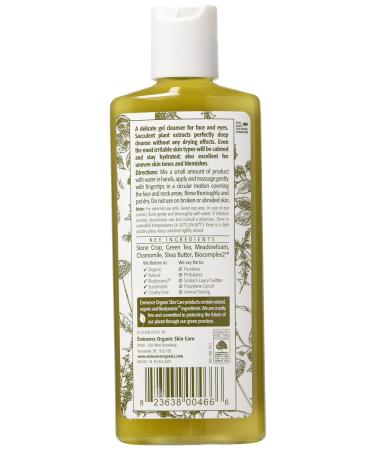 Eminence Organic Skincare. Stone Crop Gel Wash(125 ml) (Pack of 3) 4.2 Fl Oz (Pack of 3) - Buy Online on GoSupps.com