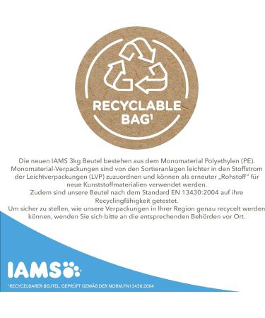 IAMS Dry Cat Food with Fish - Nutritional Formula for Cats Aged 1-6 Years | 3 kg Pack - Buy Online on GoSupps.com