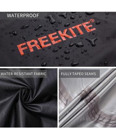 FREEKITE Lightweight Waterproof Camping Tarp Tent | Portable Rain Fly Tarp for Hammock and Backpacking | Large Bushcraft Nylon Fabric Shelter | Tactical Hiking Emergency Tarp - Black - Buy Online on GoSupps.com