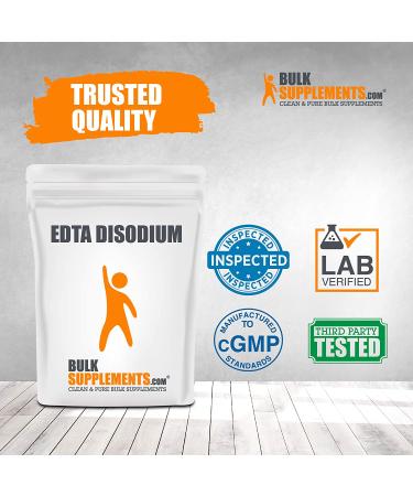BulkSupplements EDTA Disodium Powder - 500g - Kidney & Liver Support - Buy Online on GoSupps.com