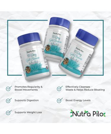 15 Day Gut Cleanse Detox - Colon Support for Men & Women | Made in USA - 30 Capsules - Buy Online on GoSupps.com