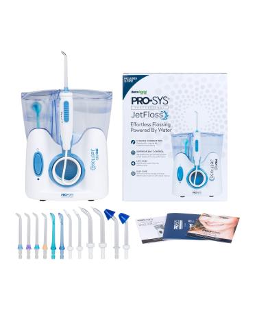 PRO-SYS JetFloss Dental Water Flosser + Tips for Orthodontic Braces  Periodontal & Tongue