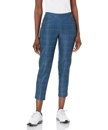 adidas Women's Ultimate365 Printed Primegreen Ankle Pant Crew Navy/White Large