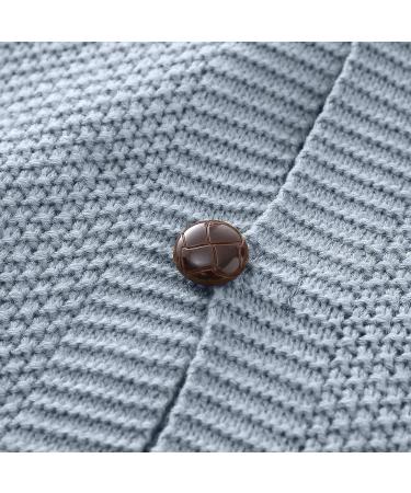 Men's Knit Single-Breasted Solid Color Cardigan - 3XL Grey Banana Cardigan - Buy Online on GoSupps.com