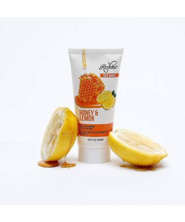 Reshma Beauty Honey & Lemon Face Wash - Purifying, Nourishing, Soothing | Anti-Inflammatory, Clearing Pores | 5.07 Fl Oz - Buy Online on GoSupps.com