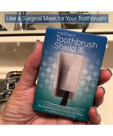 Toothbrush Shields - Pack of 10 Breathable & Quick-Drying Toothbrush Head Cover Caps for Travel Home & Office - Buy Online on GoSupps.com