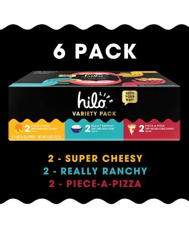 Shop Hilo Life Keto Snack Mix 6 Count Ã¢â¬â Low Carb Variety Pack: Super Cheesy  Really Ranchy  Piece-A-Pizza - Buy Online on GoSupps.com