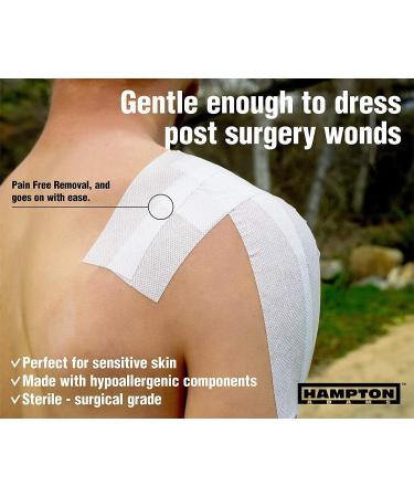 30ft Self Adhesive Gauze Bandage Roll | Medical Stretch Wrap Tape - Sports Turf Body Tape for Knee Feet & Blister Wound Care | Cohesive Bandage Waterproof Wrap for Football Running & Hiking - Buy Online on GoSupps.com