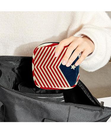 Period Storage Bag - Independence Day Color | Travel Makeup Pouch - Buy Online on GoSupps.com