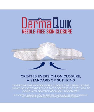 Patented Stitch-Free Wound Closure Kit - 8-Piece Pain-Free Repair for Kids Adults & Elderly - Ideal for Home & Field Use - Buy Online on GoSupps.com