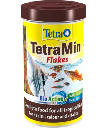 Tetra Min Fish Food Flakes Complete and Varied Food for All Tropical Fish 200 g 200 g (Pack of 1) Single - Buy Online on GoSupps.com