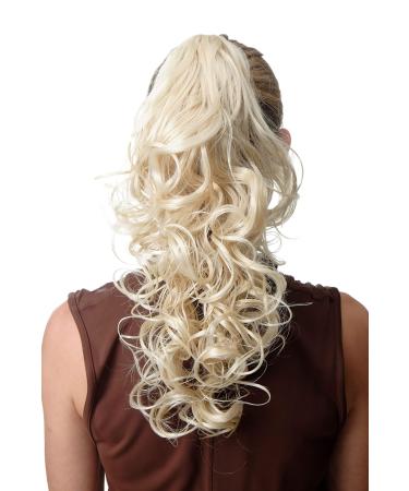 WIG ME UP C-128-88E hairpiece braid ponytail long voluminous curly curly light blonde light blonde 45 cm