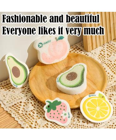 JYJLLM Fruit Type Bath Sponge 4 Different Compression Shapes Biodegradable sponges Washing up Plastic Free Natural Cellulose Durable Zero Waste Non Scratch Sponge - Buy Online on GoSupps.com
