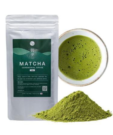Matcha Premium Japonais 100g Poudre de Th Vert C r monial R colte de Printemps Latte & Usucha Asayu Japan - Matcha C r monial Th Vert en Poudre Premium 1re R colte Pierre Moudre