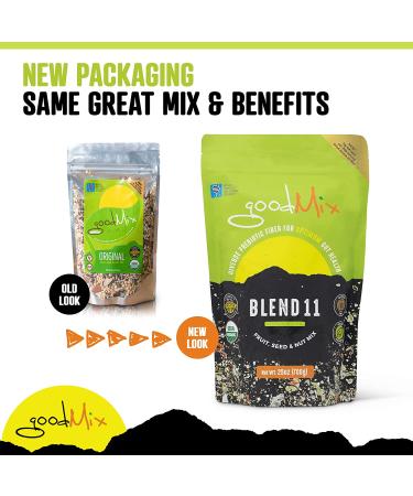 Blend 11 Low FODMAP Certified Organic High Fiber Cereal - goodMix Superfoods 25oz (1.56lb) - Buy Online on GoSupps.com