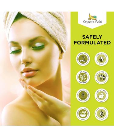 Organic Veda Moringa Face Oil with Neem & Turmeric - 100% Pure Cold Pressed Moisturizer for Face Hair & Skin | Natural Glow Oil - 3.4 oz - Buy Online on GoSupps.com