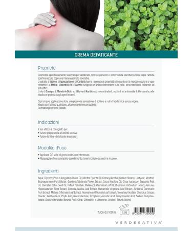 Buy 100% Natural BIO SPORT Cream for Feet & Hamstrings - Best Defaticante International Shipping - Buy Online on GoSupps.com