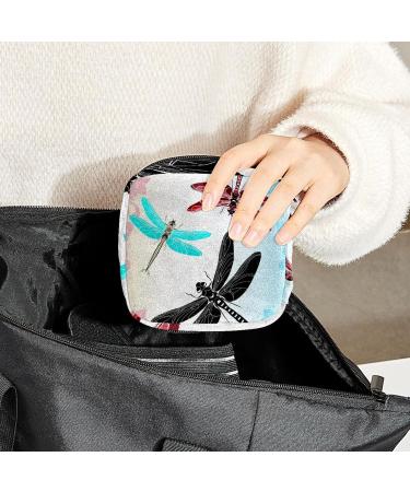 GIAPB Period Bag Period Pouch Storage Travel Makeup Bag - Butterfly Flower Design - Buy Online on GoSupps.com