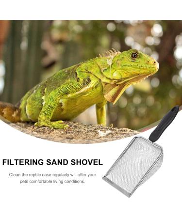Ultechnovo Fine-Meshed Sand Filtering Shovel for Reptiles | Stainless Steel Terrarium Substrate Tool - Buy Online on GoSupps.com