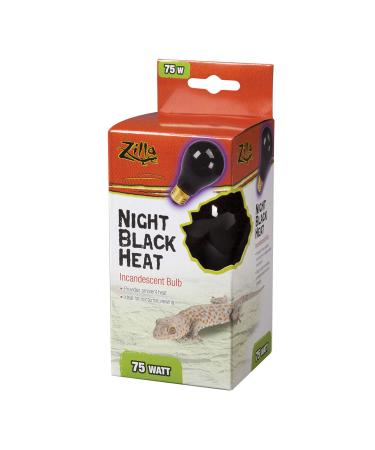 Zilla Incandescent Heat Bulb Night Black 75 Watts