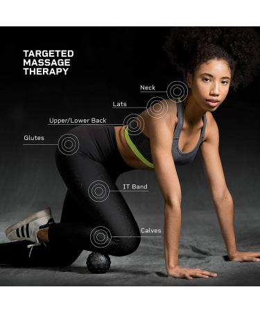 LifePro Peanut Ball Massager - Vibrating Foam Roller for Deep Tissue Therapy & Mobility | Vibration Roller for Recovery - Black - Buy Online on GoSupps.com