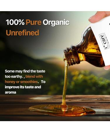 Black Seed Oil Organic Cold Pressed Unrefined Glass Bottle | USDA Certified Organic Black Cumin Seed Oil | High Thymoquinone Omega 3 6 9 | For Immune Support Joints Digestion Hair & Skin | 8 Fl oz 8 Fl Oz (Pack of 1) - Buy Online on GoSupps.com