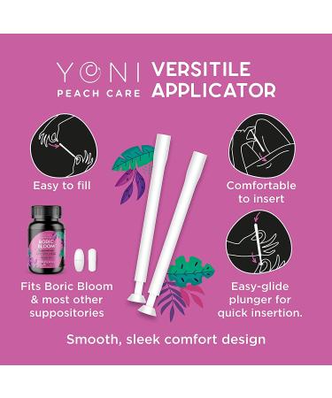 Disposable Vaginal Suppositories Applicators (15 Pack) - Fits Standard Capsules & Tablets - Comfortable Soft Tip - Individually Wrapped - 15 Count - Buy Online on GoSupps.com