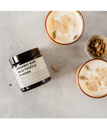 Erbology 100% Organic Milk Thistle Powder 2.1 oz - Cold-Pressed from Seeds - Rich in Silymarin - Cleanse and Detox - Raw Vegan - Non-GMO - Buy Online on GoSupps.com