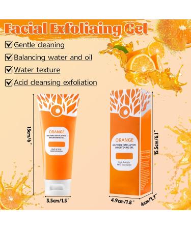 Dandin Natural orange exfoliating gel orange exfoliating gel orange cleansing peeling exfoliating gel peeling face for all deep cleansing 1 g 1er Pack - Buy Online on GoSupps.com