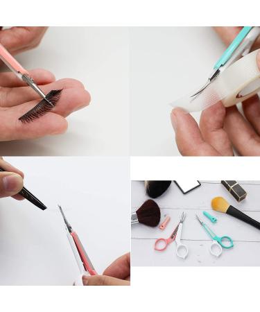 Pafason Stainless Steel Eyebrow Grooming Scissor Set for Trimming & Shaping - Curved and Straight, with Safety Cover - Ideal for Eyelash Extensions and Modern Eyebrow Styles - Buy Online on GoSupps.com