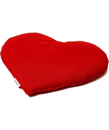 Cherry Stone Heart Pillow - 30x25cm Red Heat Cushion & Grain Pillow - Perfect Gift - Buy Online on GoSupps.com