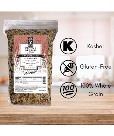 Goose Valley Brown and Wild Rice Fusion - Family Blend 5 lbs Pack of 2 | Vegan & Gluten-Free Rice Variety - Buy Online on GoSupps.com