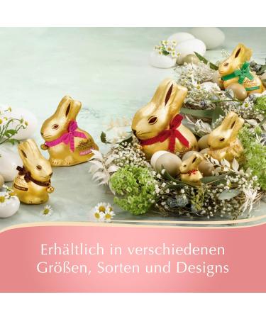 Lindt Chocolate Gold Bunny - 4 x 100g Milk Nut Chocolate | Perfect Easter Gift | 20% Hazelnut | Chocolate Bunny | International Shipping - Buy Online on GoSupps.com