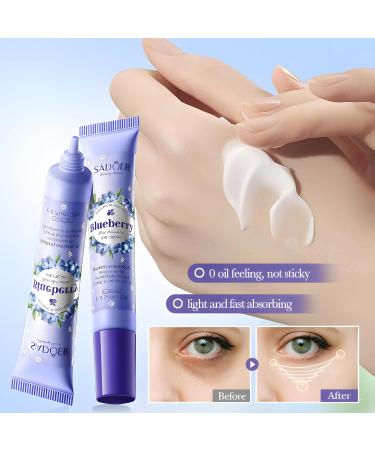 Blueberry Hyaluronic Acid Eye Cream - Multi-Effect Antioxidant | Hydrating 20g SADOER - Buy Online on GoSupps.com