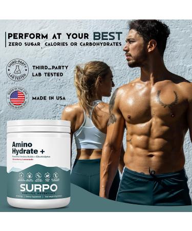 Essential Amino Acids & Sugar Free Electrolytes Powder | Keto EAA + BCAA Energy Drink for Muscle Recovery | 30 Servings - Buy Online on GoSupps.com