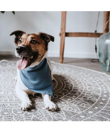 HUNTER Triangular Scarf NOLA Blue - Size MM | Stylish International Shipping Available - Buy Online on GoSupps.com