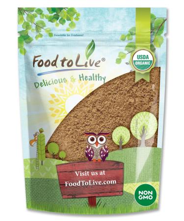 Food to Live Organic Turkey Tail Mushroom Powder 2 Pounds - Immune Support Energy Boost 100% Natural Vegan Non-GMO Pure Perfect for Beverages Kosher Bulk 32 Ounce (Pack of 1)