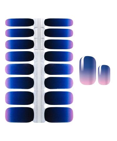 SILPECWEE Gradient Nail Polish Strips - 5 Sheets Self Adhesive Stickers & 1pc Nail File - Buy Online on GoSupps.com