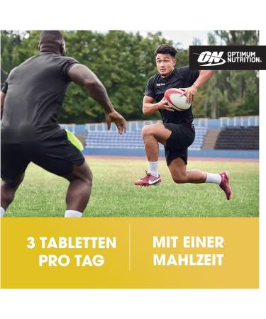 Optimum Nutrition Opti-Men Multi-Vitamin Supplement for Men - 90 Capsules, 30 Servings - With Vitamin D, C, B6 & Amino Acids - Unflavoured - Buy Online on GoSupps.com
