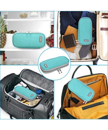 Youshares Insulin Cooling Bag with 2 Cooling Packs - Essential Diabetes Accessories for Safe Travel | Diabetic PEN Cool Box (Green) - Buy Online on GoSupps.com