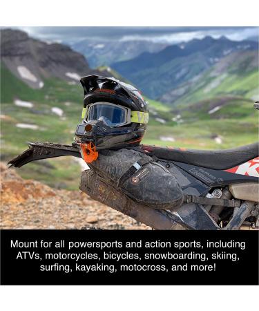 Dango Design Gripper Mount - Universal Clamp for Action Cameras | Motorcycle & Powersports Helmet Mount - Stealth Black - Buy Online on GoSupps.com
