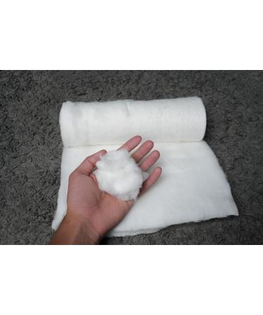 Soft & Absorbent Cotton Roll Undercast Padding - Easy Tear Makeup Remover & Craft Supply - 100 Gram White Roll - Buy Online on GoSupps.com