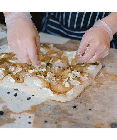 Schneider Clear Vinyl Exam Gloves Latex-Free Disposable Medical Gloves Cleaning Gloves Food Safe Powder-Free 4 mil Medium (Pack of 100) 100 - Buy Online on GoSupps.com