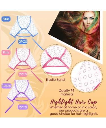Highlight Hair Cap Kit with Needles, Shawls, Gloves & Brushes - 6 Piece Set - Buy Online on GoSupps.com