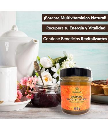 Honey fresh royal jelly and pollen x 250 g. Morning booster Propolis the best bio-stimulator for the body. - Buy Online on GoSupps.com