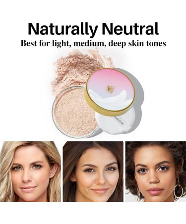 Naturally Neutral Loose Face Powder - Lightweight, Long Lasting, and Waterproof Setting Powder for All Skin Types with Matte Finish - Minimizes Pores - Baking Powder Makeup - Buy Online on GoSupps.com