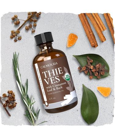 4oz Thief Immunity Essential Oil Organic Blend | Therapeutic Grade USDA Certified | Clove, Cinnamon, Rosemary, Lemon & Eucalyptus Blend - Buy Online on GoSupps.com
