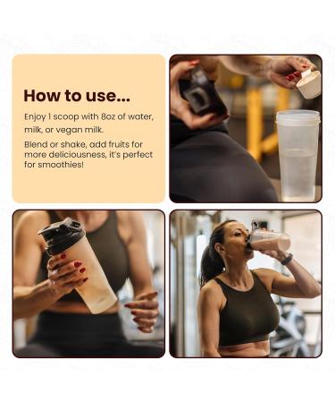 Organic Vegan Protein Powder Sample Pack - 20g Plant-Based Protein Gluten-Free Non-GMO Perfect for Smoothies & Shakes - Peanut Butter (Pack of 8 - Buy Online on GoSupps.com