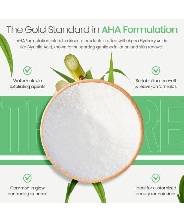 Talsen Chemicals Glycolic Acid Powder DIY Glycolic Crystal Powder is Pure DIY Cosmetics (4 Oz/113 grams) - Buy Online on GoSupps.com